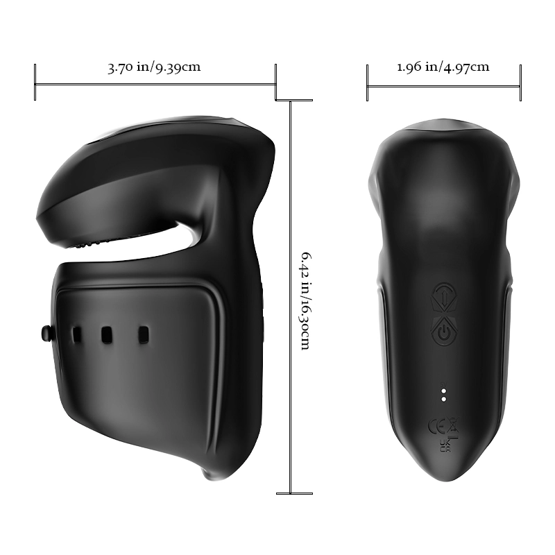 Stimulateur de Gland Réglable avec Vibration pour Dureté et Entraînement Prolongé