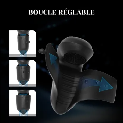 Stimulateur de Gland Réglable avec Vibration pour Dureté et Entraînement Prolongé