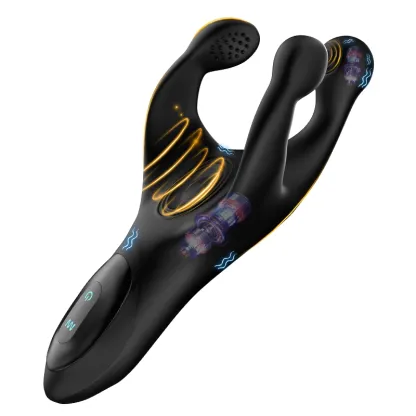 Stimulateur  de Gland 10 Fréquences Vibrantes avec Fonction de Claquement Portable