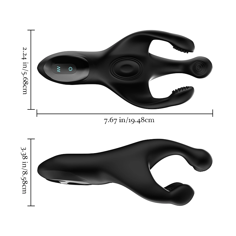 Stimulateur  de Gland 10 Fréquences Vibrantes avec Fonction de Claquement Portable