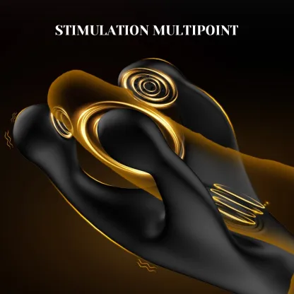 Stimulateur  de Gland 10 Fréquences Vibrantes avec Fonction de Claquement Portable