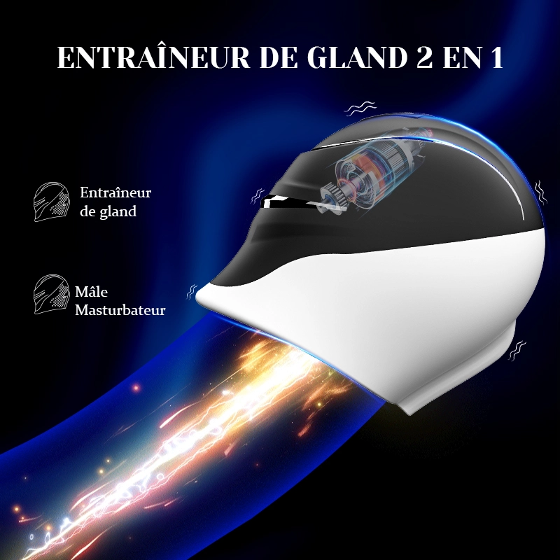 Stimulateur de Glande 9 Vibrations Masturbateur Jouet Sexuel Masculin