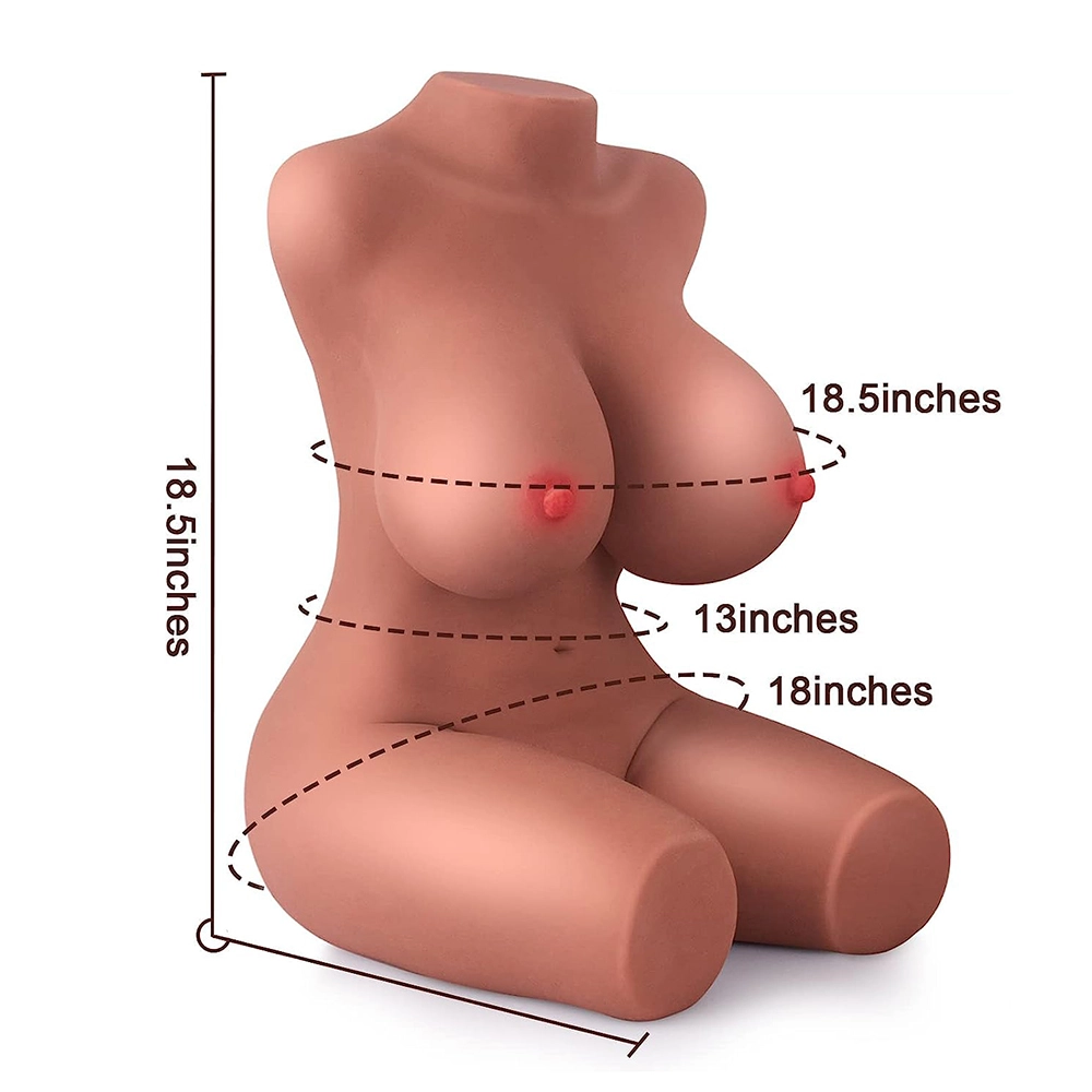 Alina – Torse Sexuel Bronzé de 6,9 lb avec de Grandes Poitrines