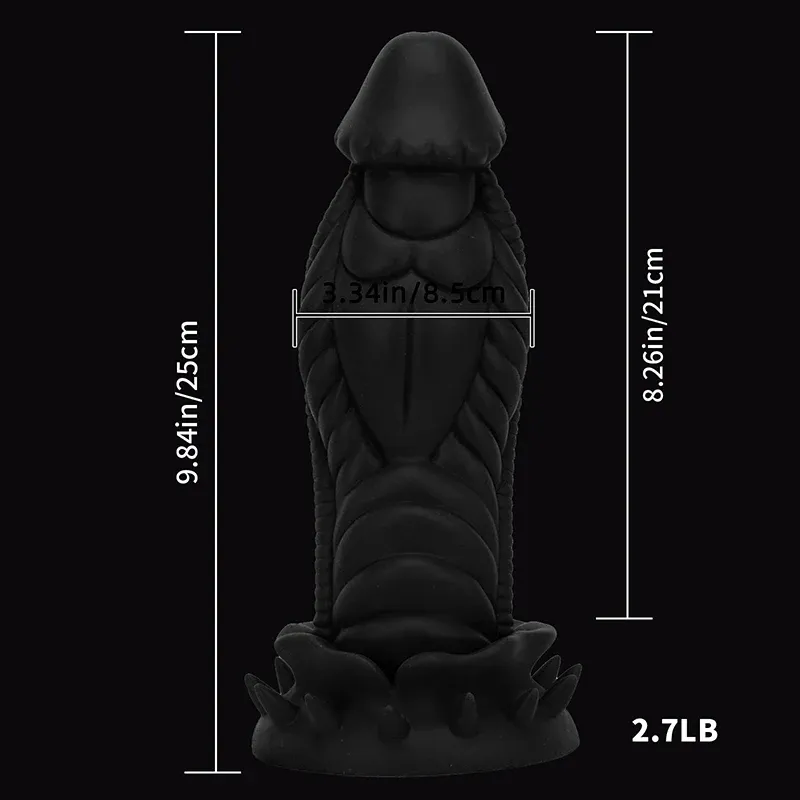 Ultra Épais en Silicone Monster Dildo 25 cm