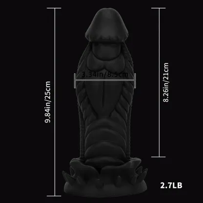 Ultra Épais en Silicone Monster Dildo 25 cm