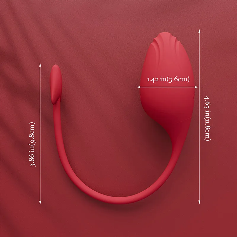 Vibro À Distance Avec 9 Modes De Vibration Étanche Et Contrôlable Via Application