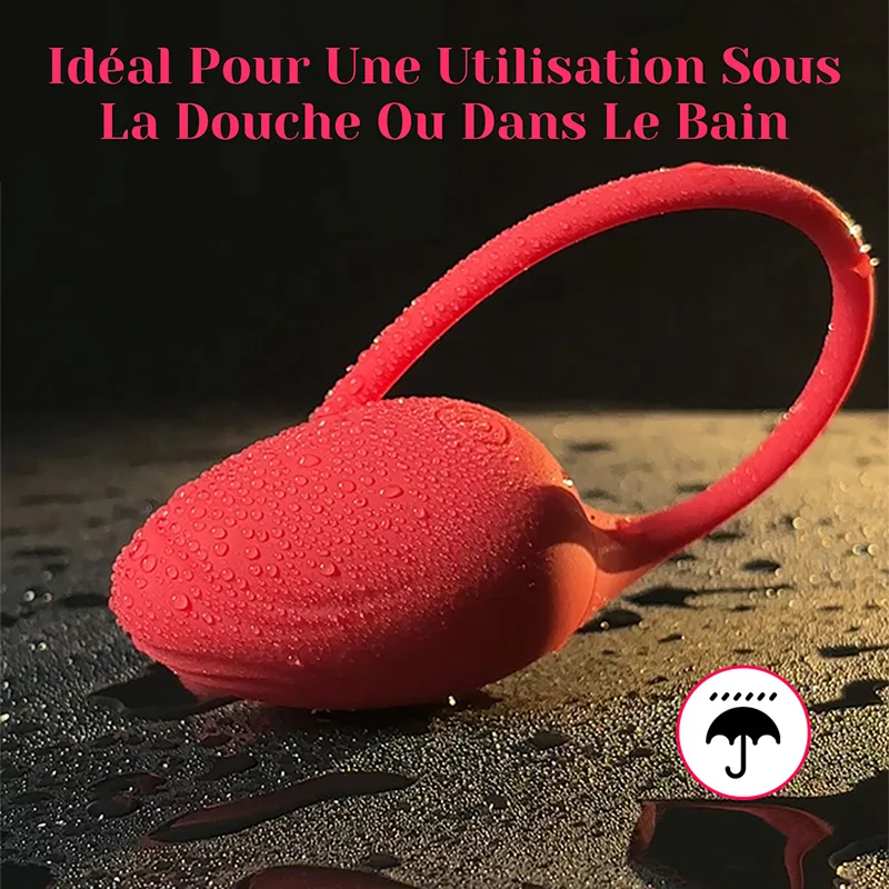 Vibro À Distance Avec 9 Modes De Vibration Étanche Et Contrôlable Via Application