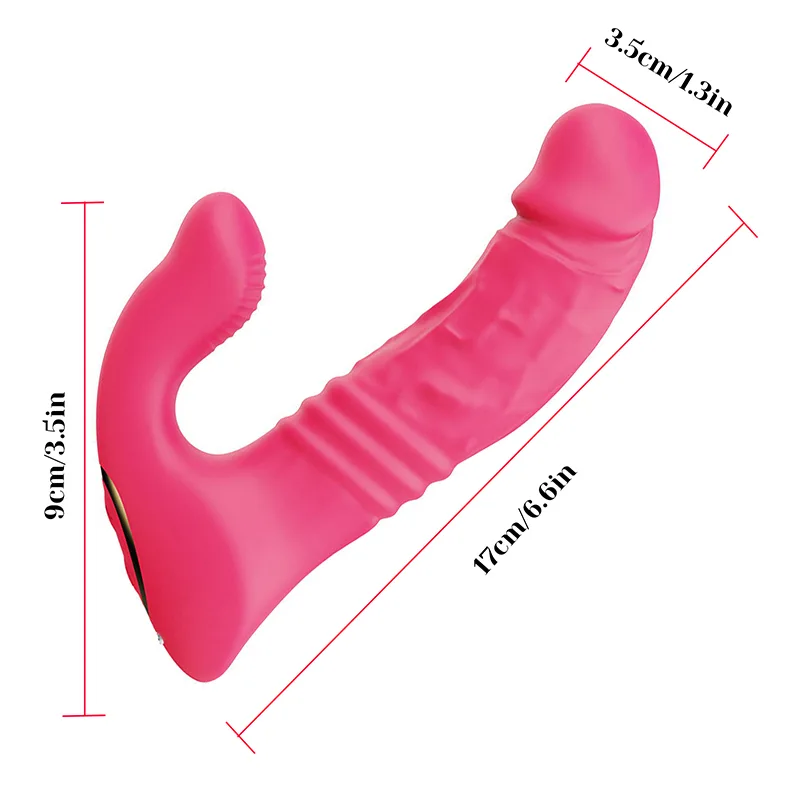 Vibro À Distance Portable Avec 10 Modes De Poussée Et De Vibration Contrôlés Par Application