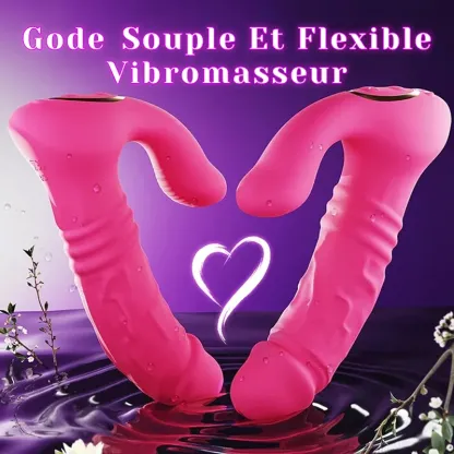 Vibro À Distance Portable Avec 10 Modes De Poussée Et De Vibration Contrôlés Par Application