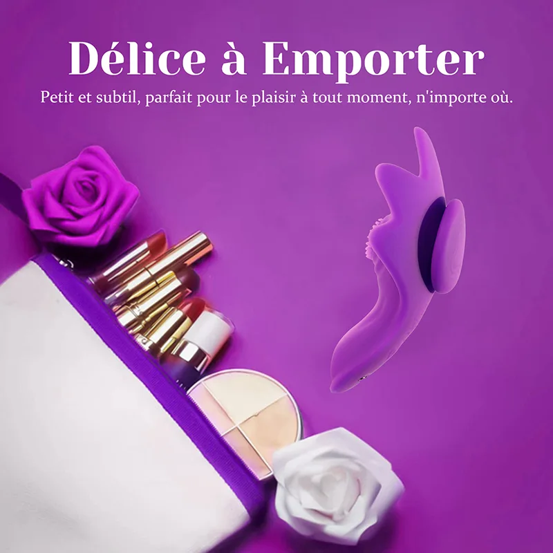Vibro À Distance Invisible Portable Avec 9 Modes De Vibration