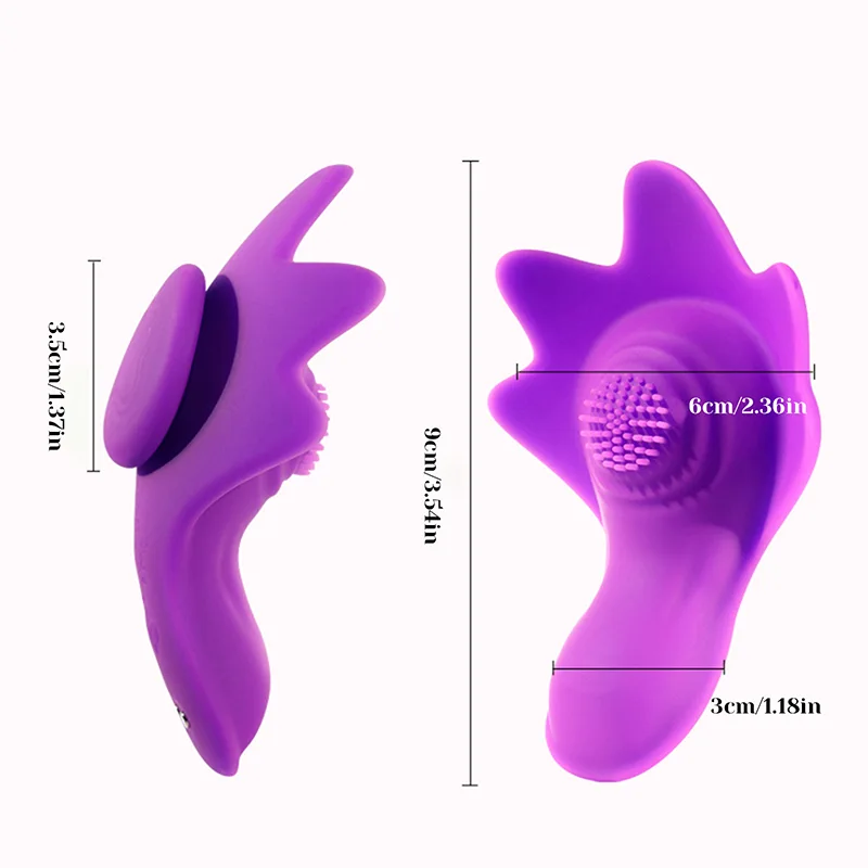 Vibro À Distance Invisible Portable Avec 9 Modes De Vibration