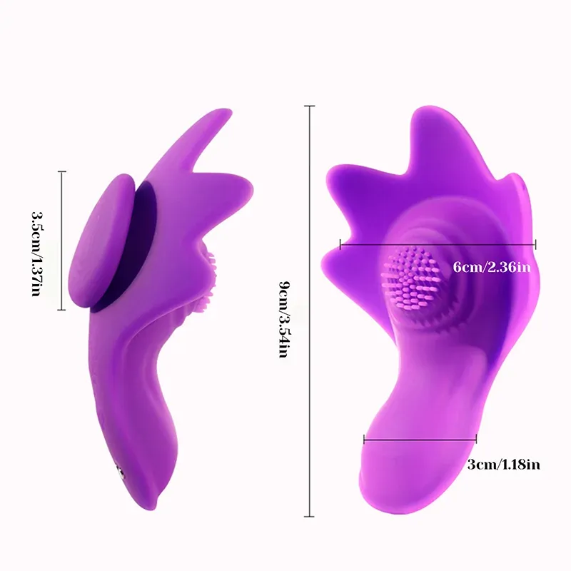 Vibro À Distance Invisible Portable Avec 9 Modes De Vibration