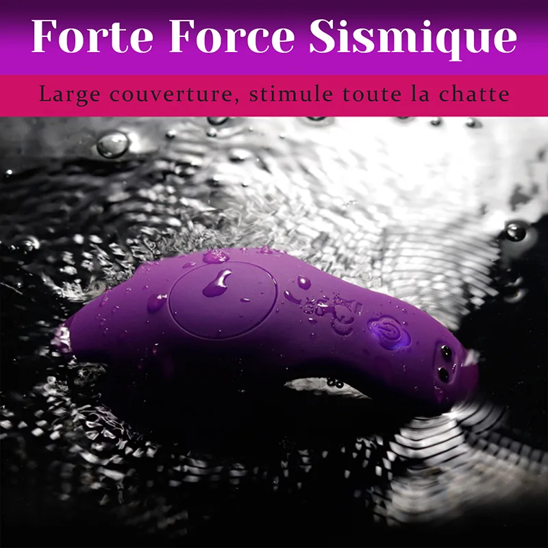 Vibro À Distance Invisible Portable Avec 9 Modes De Vibration