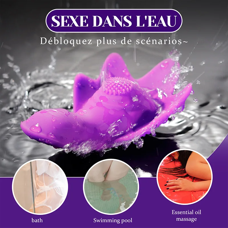 Vibro À Distance Invisible Portable Avec 9 Modes De Vibration