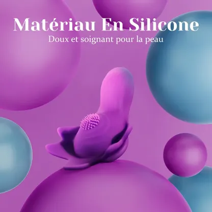 Vibro À Distance Invisible Portable Avec 9 Modes De Vibration