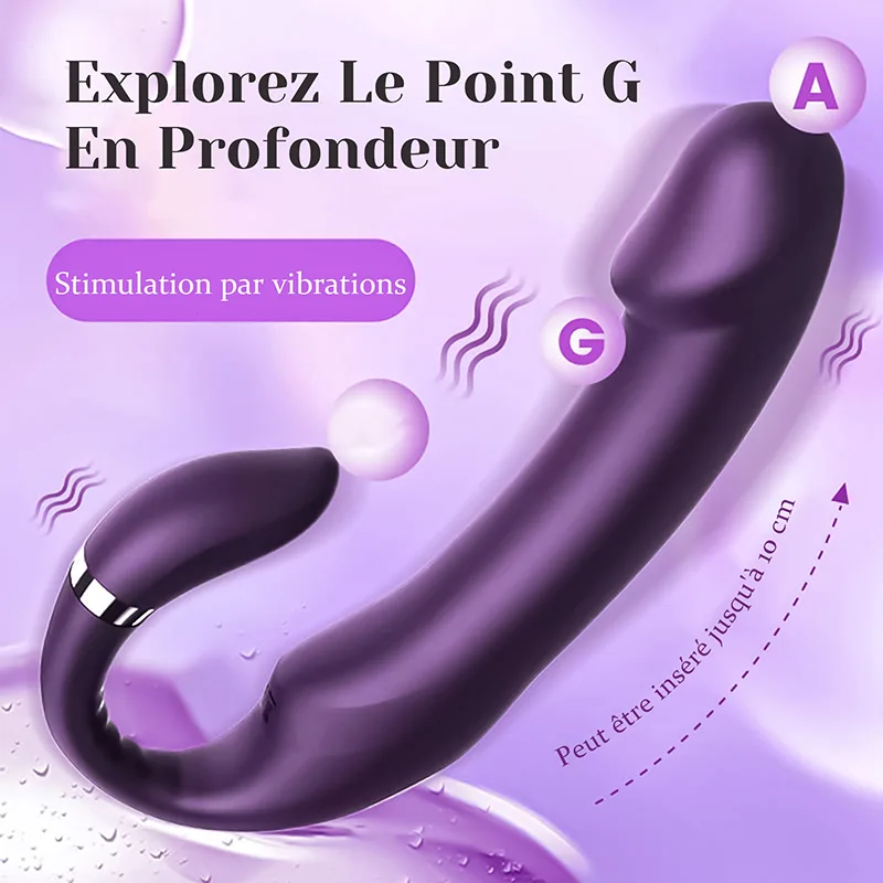 Vibro Point G 3 En 1 Silicone Chauffant Vibrant