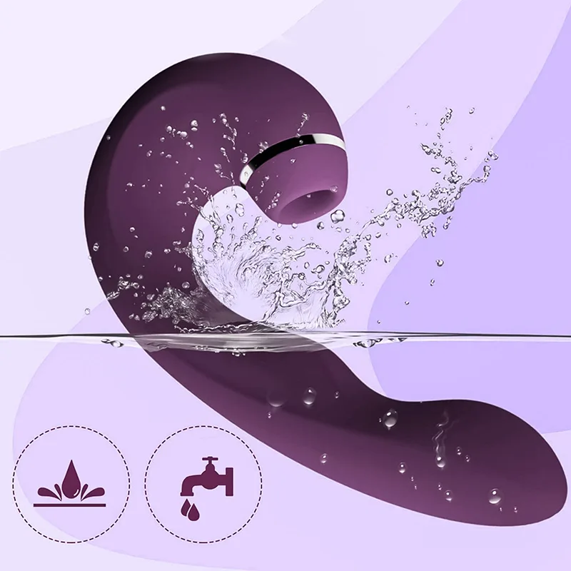 Vibro Point G 3 En 1 À Succion Et Vibration Étanche