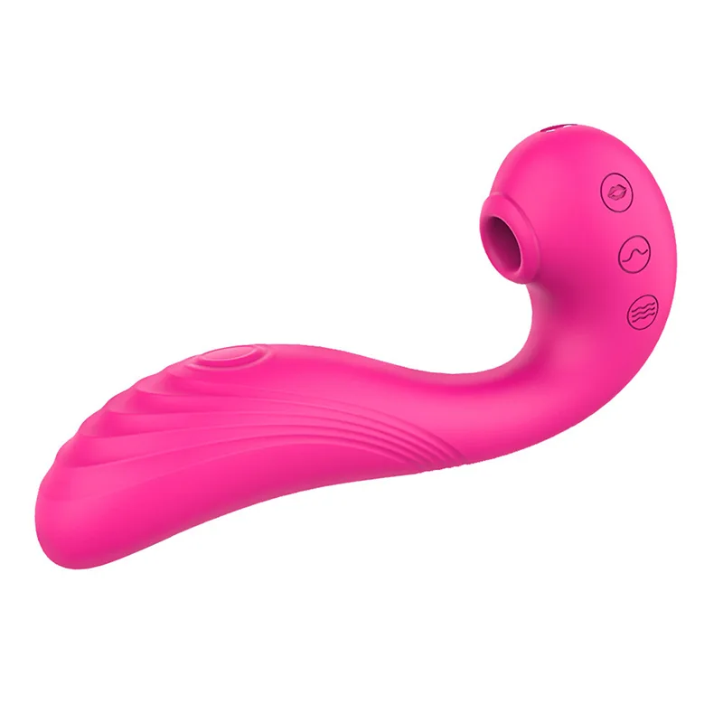 Vibro Point G 3 En 1 Avec Succion Clitoridienne 5 Modes De Léchage Et 10 Vibrations