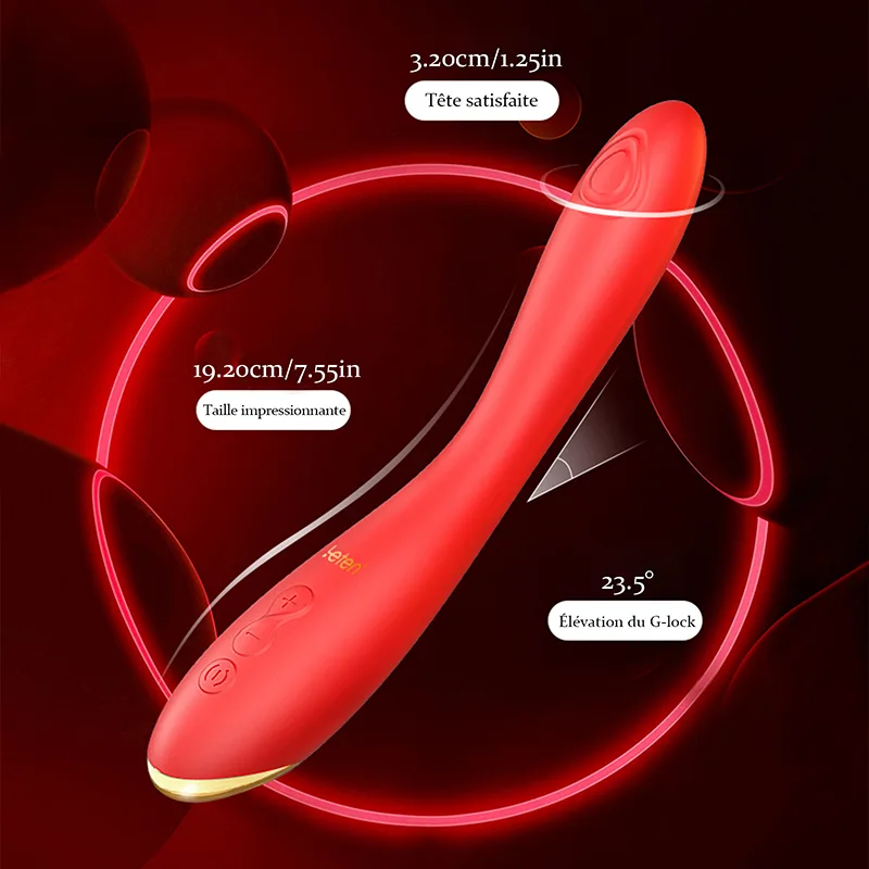 Vibro Point G 2 En 1 Vibrant Et Pulsionnel En Silicone