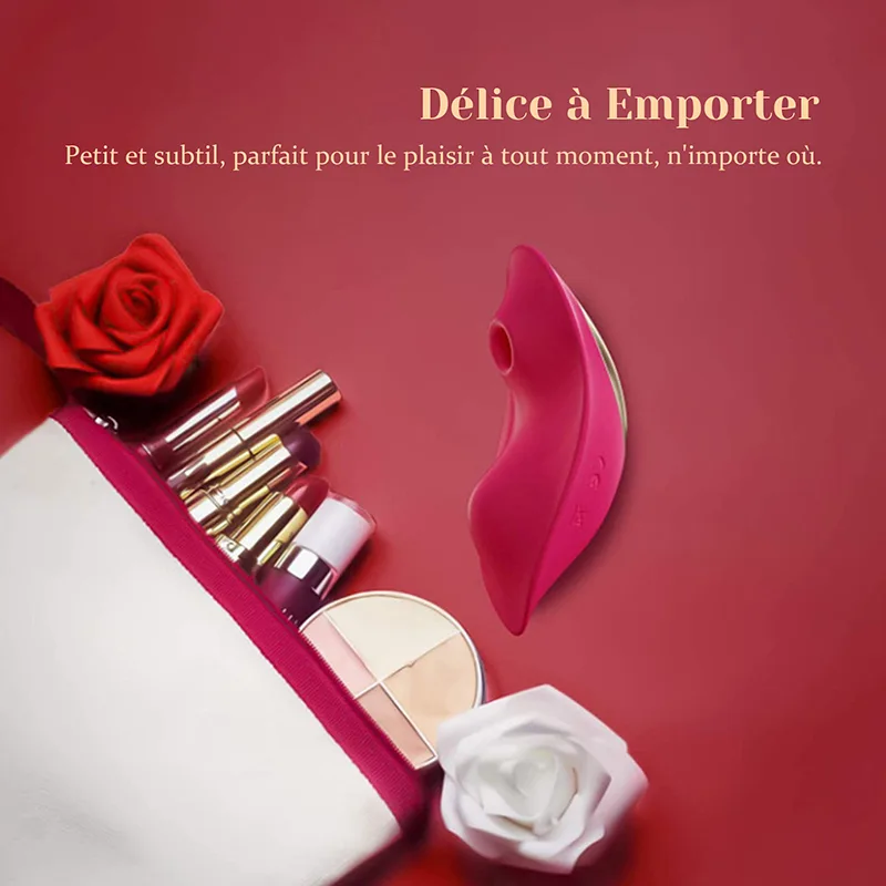 Vibromasseur À Distance Avec 9 Fréquences D’Aspiration Et De Vibration Contrôlé Par Application