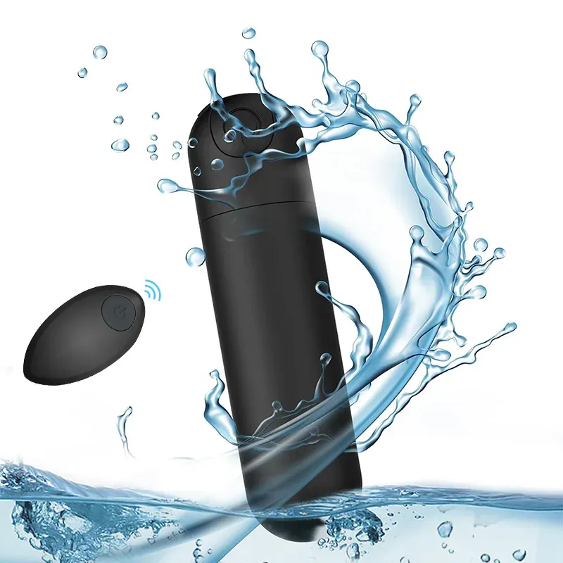 Vibromasseur Bullet Rechargeable À Télécommande Avec 10 Vibrations