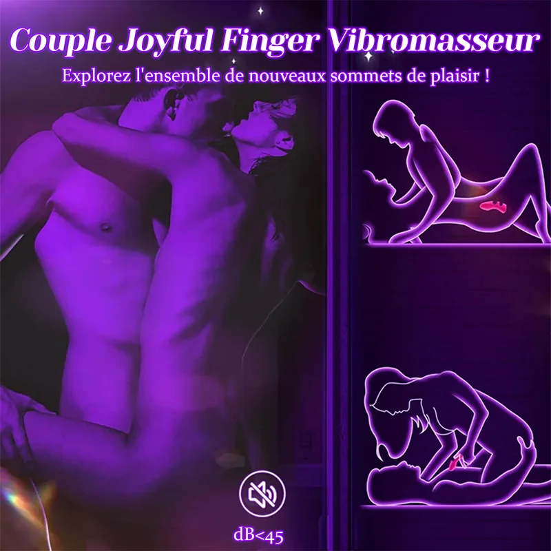 Vibromasseur Doigt À 10 Modes De Vibration Compact