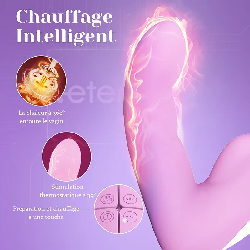 Vibromasseur Doigt Rechargeable À 7 Modes De Vibration Réalistes