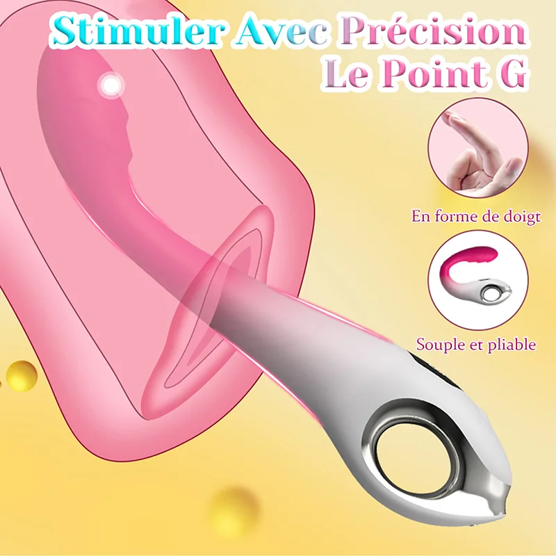 Vibromasseur Point G À 10 Vibrations Avec Charge Rapide