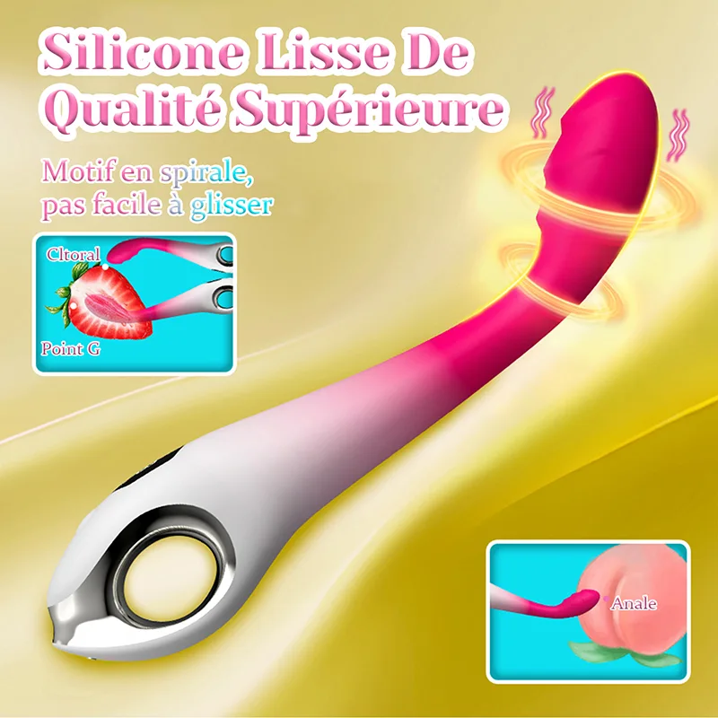 Vibromasseur Point G À 10 Vibrations Avec Charge Rapide