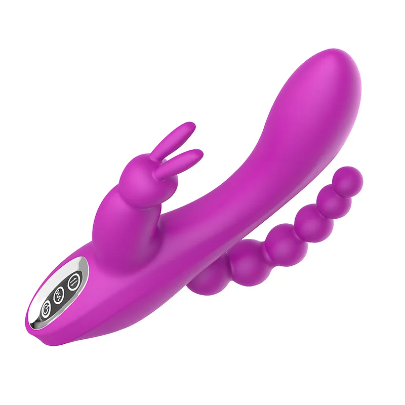 Vibromasseur Rabbit 3 En 1 Avec 7 Modes De Vibration