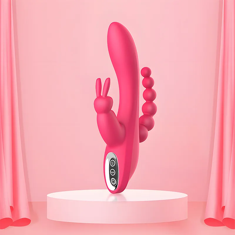 Vibromasseur Rabbit 3 En 1 Avec 7 Modes De Vibration