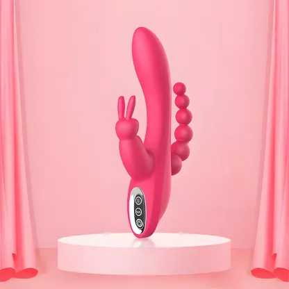 Vibromasseur Rabbit 3 En 1 Avec 7 Modes De Vibration