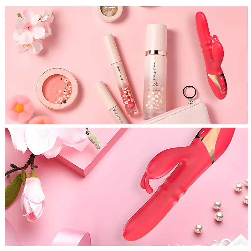 Vibromasseur Rabbit À 3 Fréquences De Poussée Et De Claquement