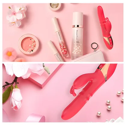Vibromasseur Rabbit À 3 Fréquences De Poussée Et De Claquement