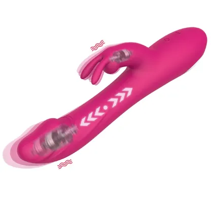 Vibromasseur Rabbit Réaliste À 10 Modes De Vibration Et 3 Modes De Poussée