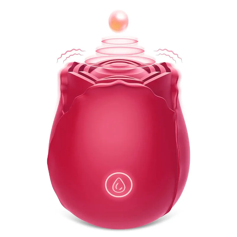 Vibromasseur Rose Classique Avec 10 Modes de Vibration de Fréquence