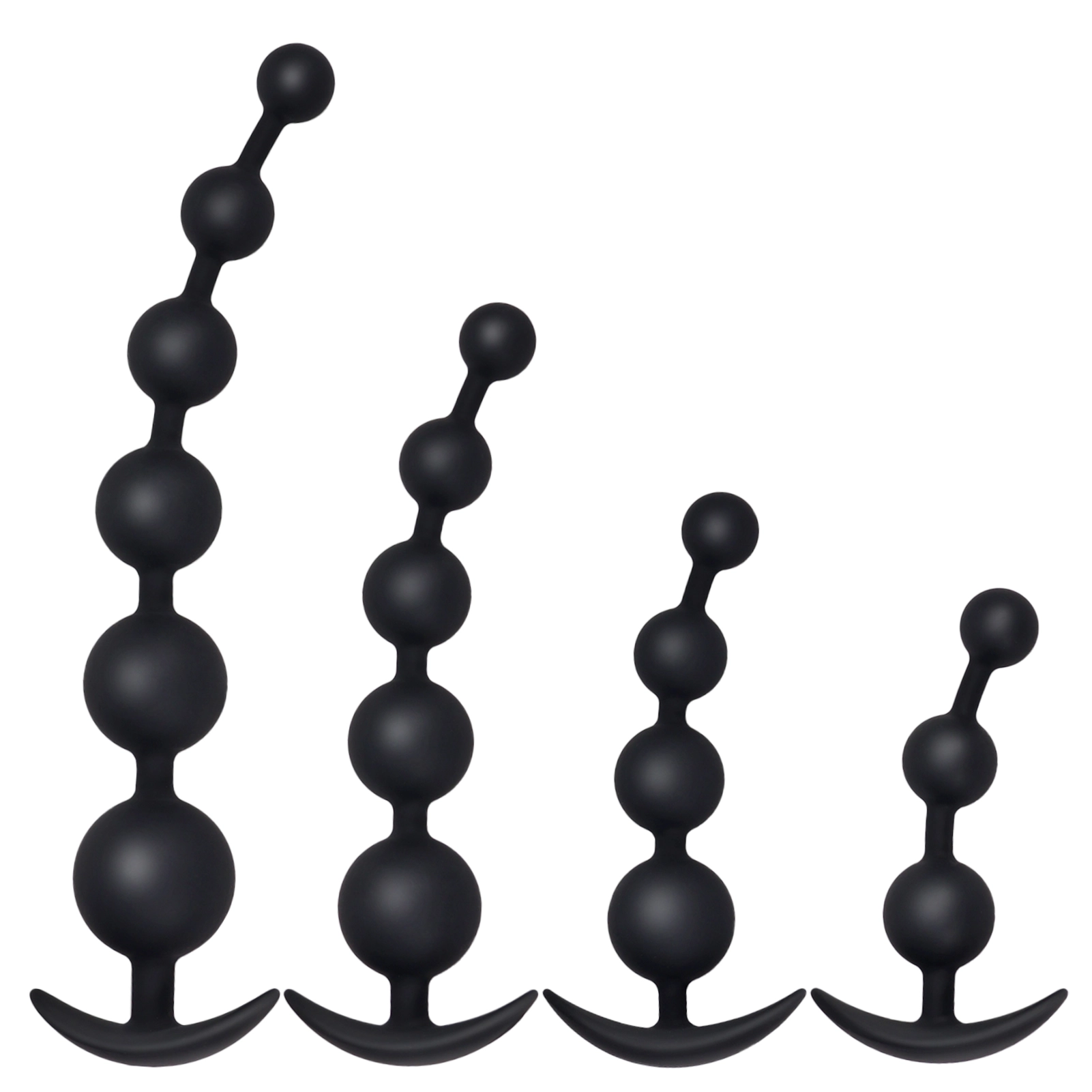 Anal Beads En Silicone Souple De Tailles Multiples