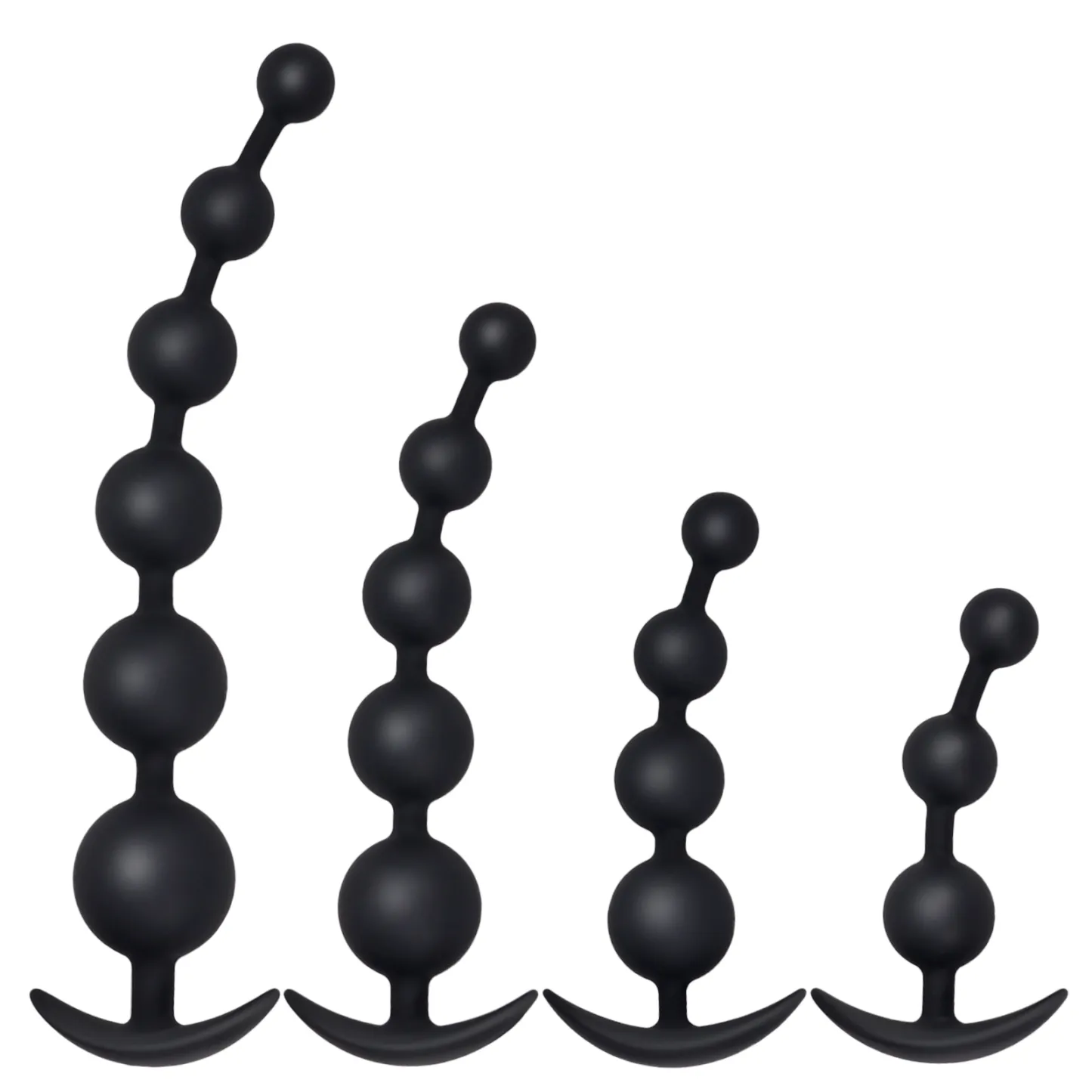 Anal Beads En Silicone Souple De Tailles Multiples