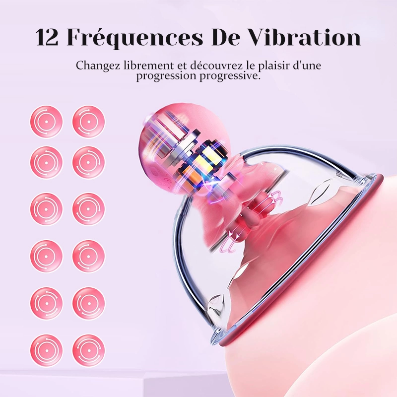 Jouets Vibrants De Massage Et De Succion Pour Mamelons Féminins