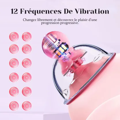 Jouets Vibrants De Massage Et De Succion Pour Mamelons Féminins