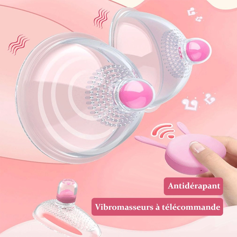 Vibrateur À Succion De Clitoris Et Mamelons