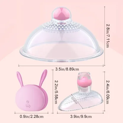 Vibrateur À Succion De Clitoris Et Mamelons