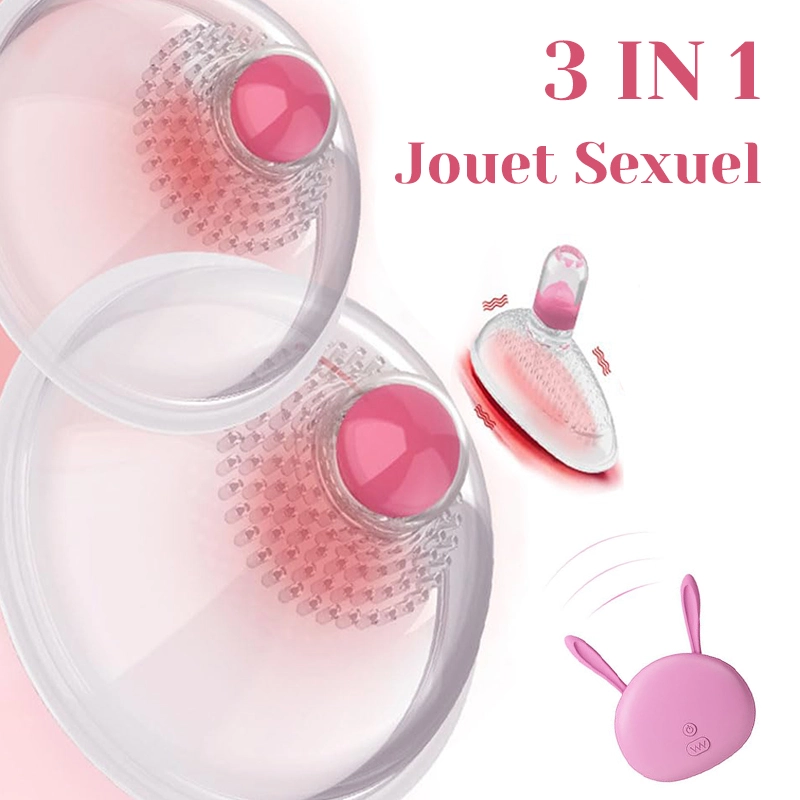 Vibrateur À Succion De Clitoris Et Mamelons