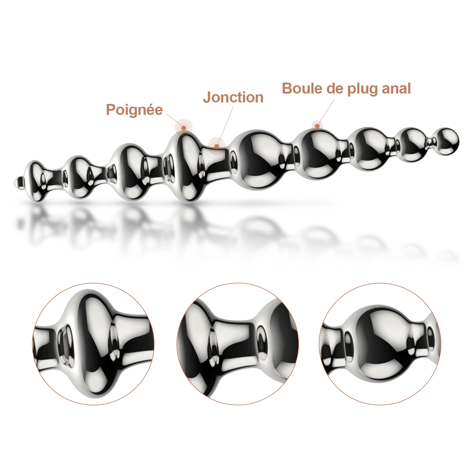 Plug Anal En Métal Pour Débutants, Entraîneur De Pénétration