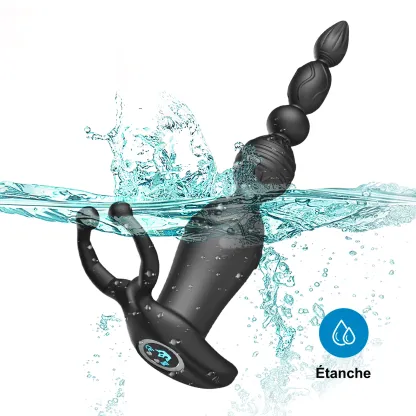 Perles Anales 3 en 1 Multifonctionnelles Avec interaction Via Application