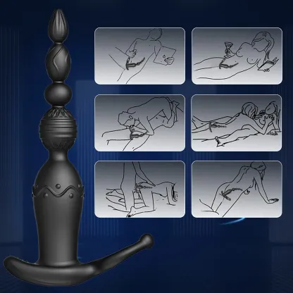 Perles Anales 3 en 1 Multifonctionnelles Avec interaction Via Application