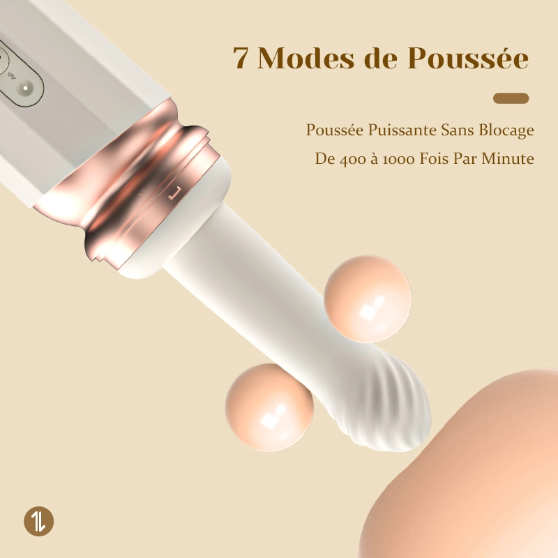 Fucking Machine Premium Avec 10 Modes De Vibration Et 7 Modes De Poussée Chauffants