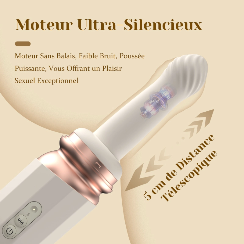 Fucking Machine Premium Avec 10 Modes De Vibration Et 7 Modes De Poussée Chauffants