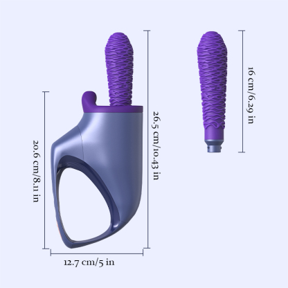 Machine Sex Portative Portable avec Fonction Télescopique, Vibration et Chauffage