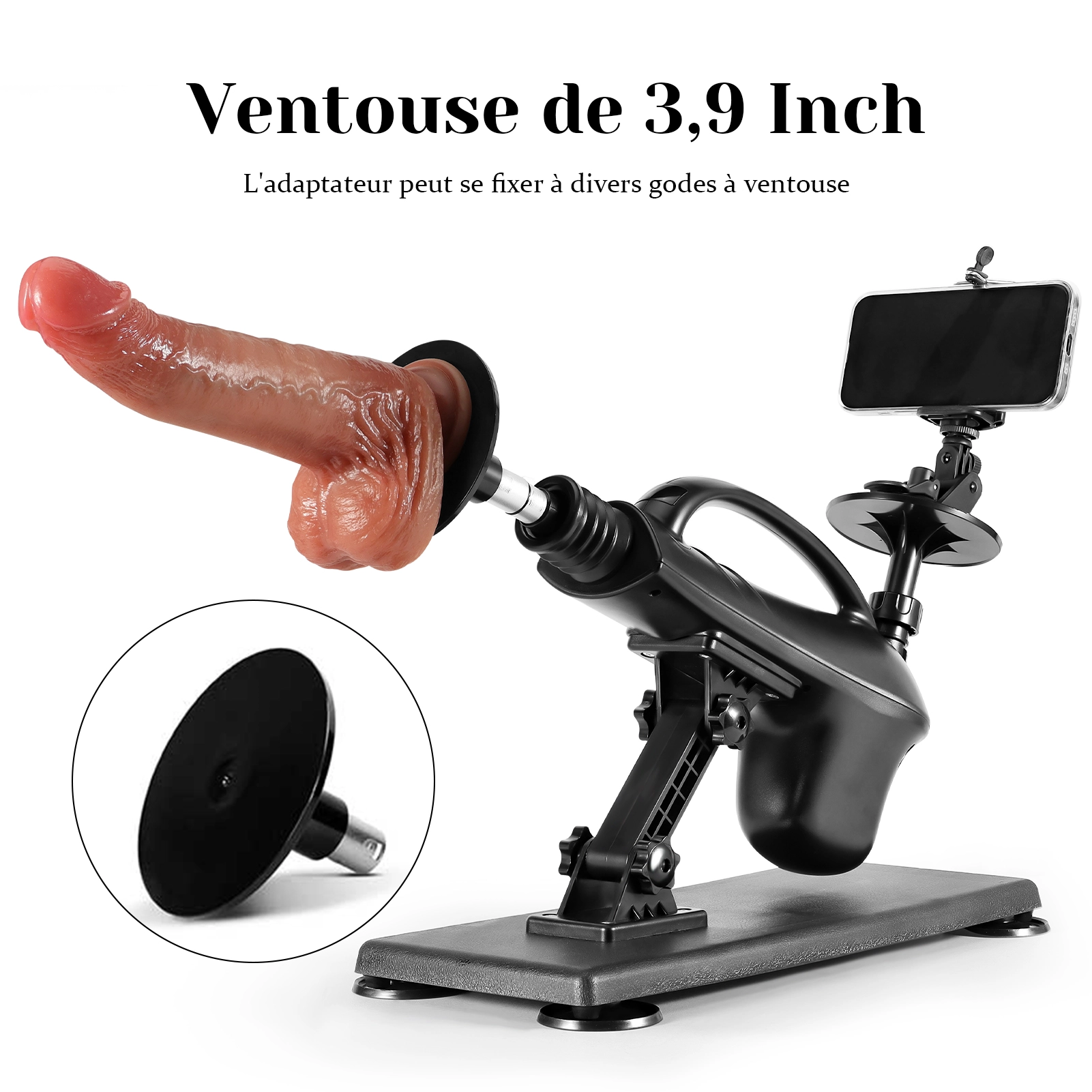 Fucking Machine Pour Femmes Avec 3 Pénis Vibrants
